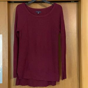 Maroon long sweater